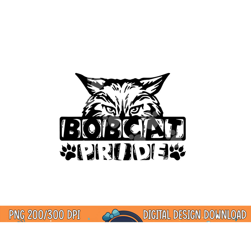 Bobcats School Sports Fan Team Spirit png, sublimation copy.jpg
