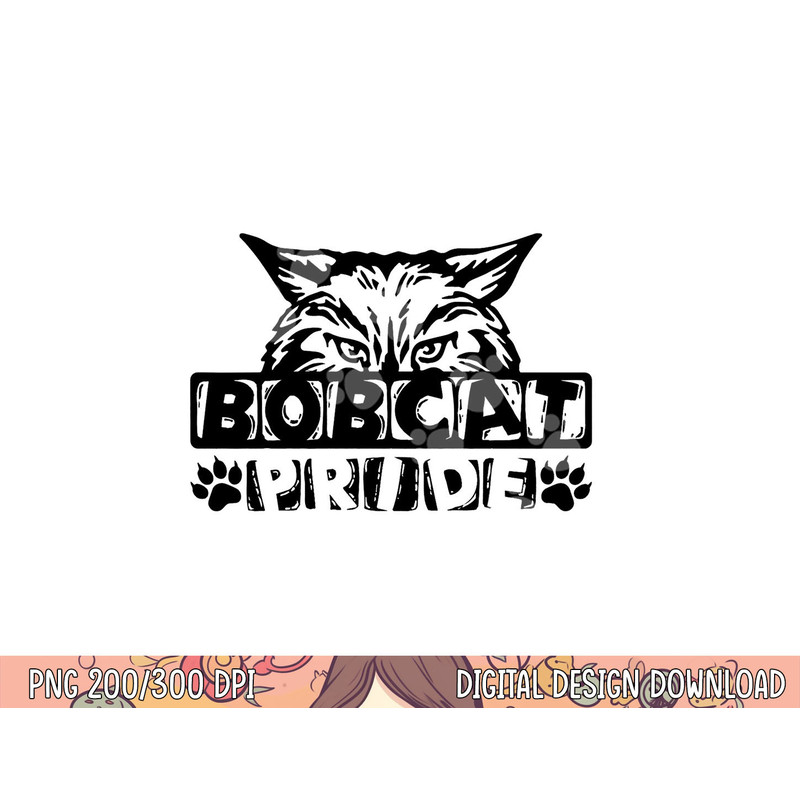 Bobcats School Sports Fan Team Spirit png, sublimation copy.jpg
