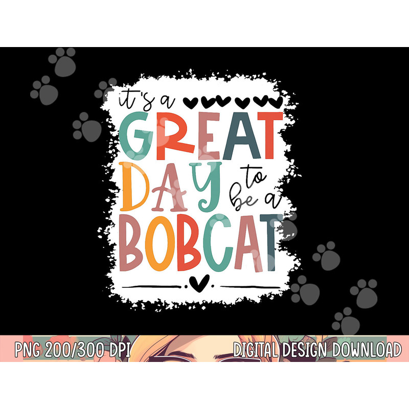 Bobcats School Sports Fan Team Spirit Mascot Gift Bleached png, sublimation copy.jpg