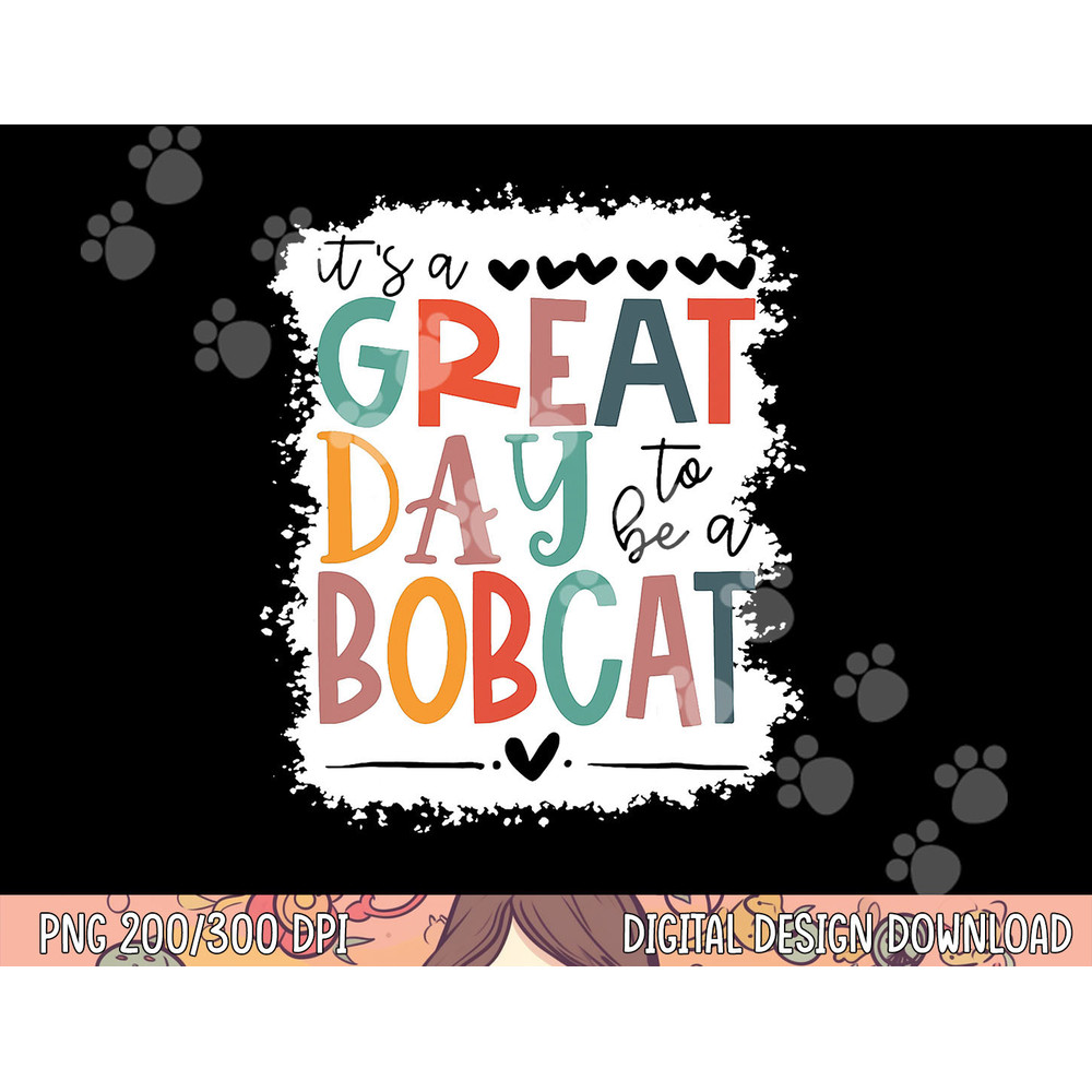 Bobcats School Sports Fan Team Spirit Mascot Gift Bleached png, sublimation copy.jpg