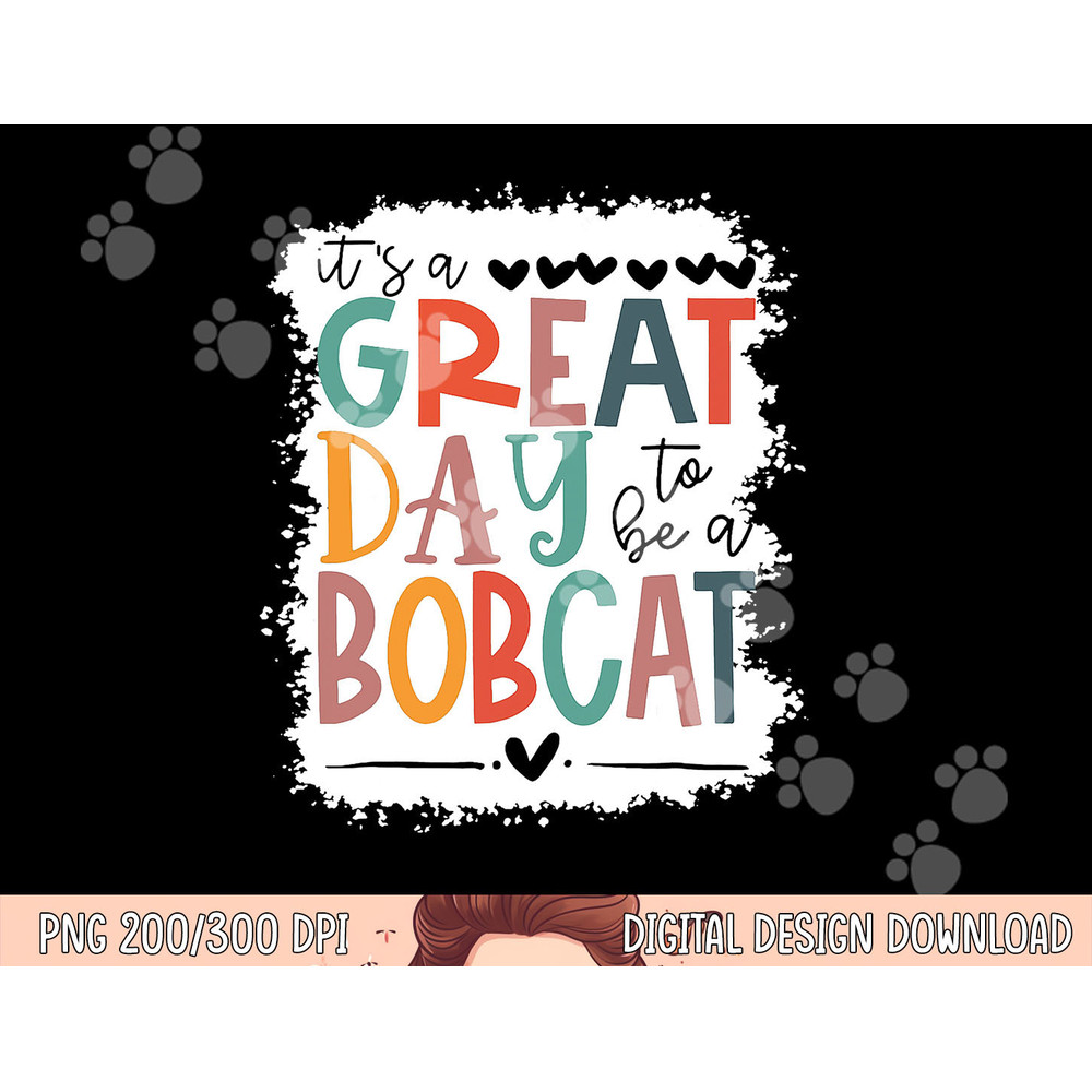 Bobcats School Sports Fan Team Spirit Mascot Gift Bleached png, sublimation copy.jpg
