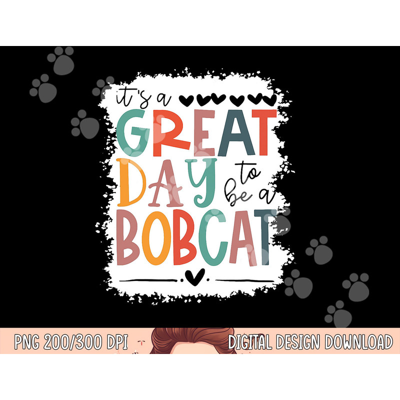 Bobcats School Sports Fan Team Spirit Mascot Gift Bleached png, sublimation copy.jpg