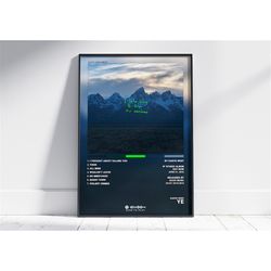 kanye west album poster | poster cover album ye kanye west | album poster decoration | rapping posters | custom poster |