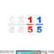 One Fifth Two Fifth Red Fifth Blue Fifth Funny Math Humor png, sublimation copy.jpg