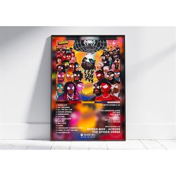 poster of metro boomin | spider-man: across the spider-verse album cover poster | album poster decoration | rapping post