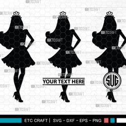 barbie set monogram, barbie set svg