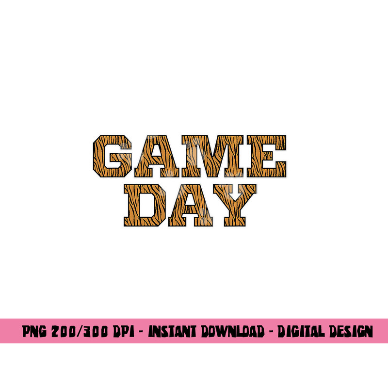 Game Day Tiger Animal Print Sports Soccer Football Mom Tee png, sublimation copy.jpg