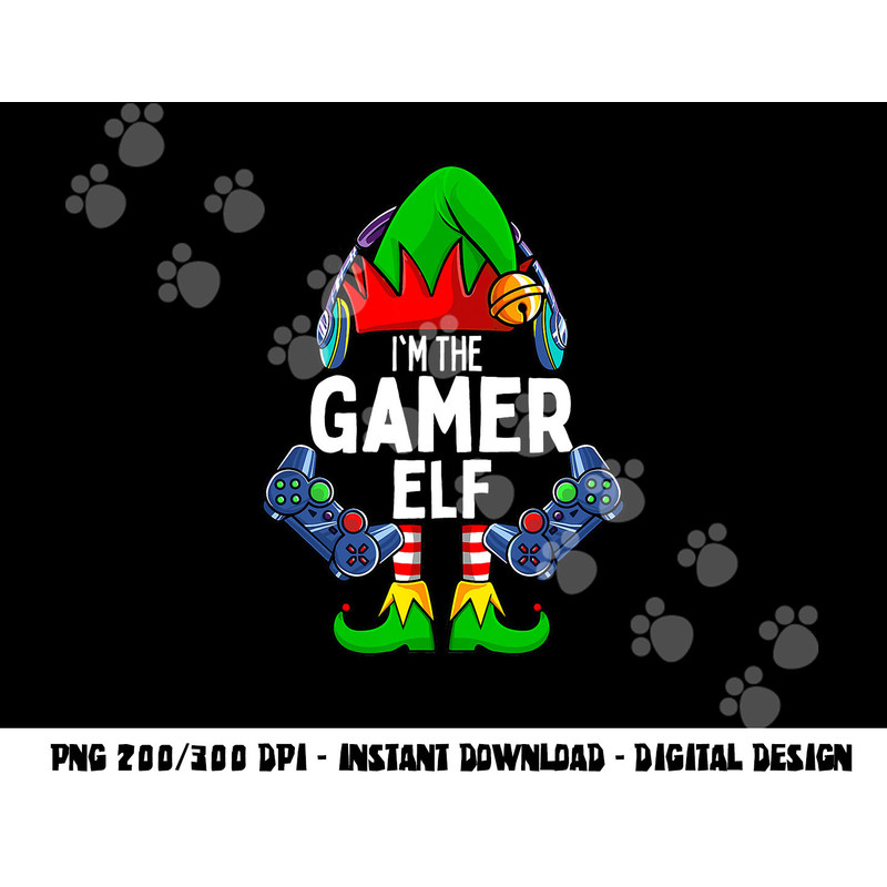 Gamer Elf Matching Family Christmas png, sublimation copy.jpg