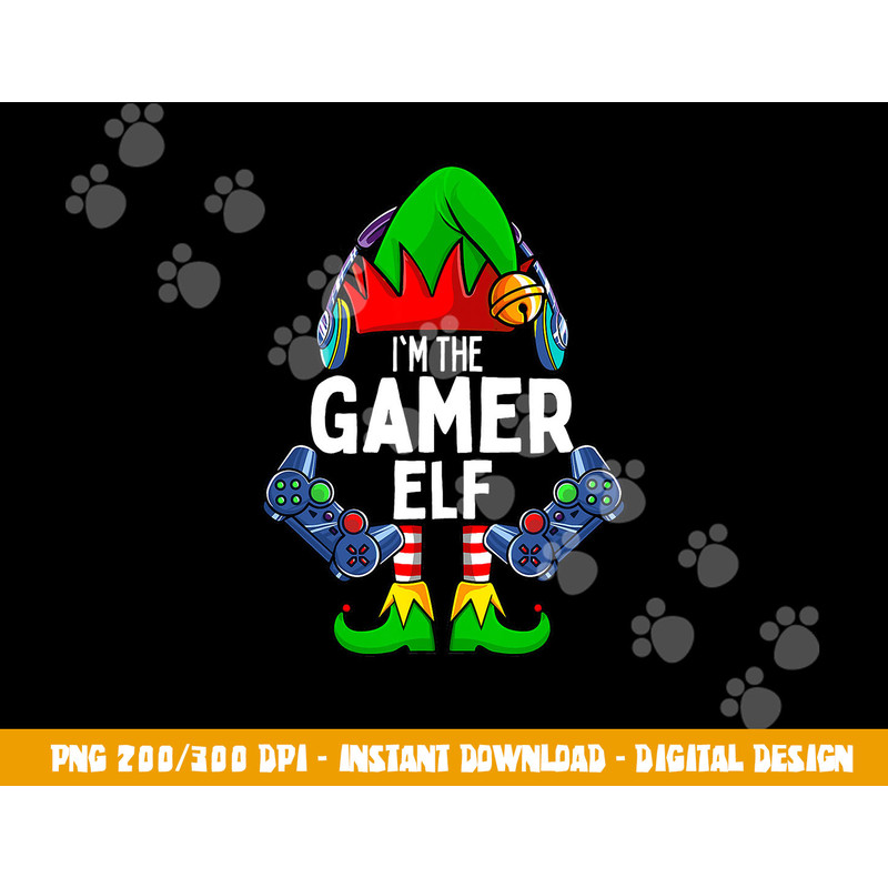 Gamer Elf Matching Family Christmas png, sublimation copy.jpg