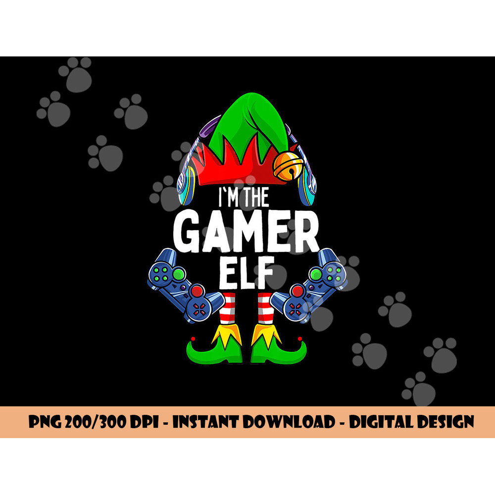 Gamer Elf Matching Family Christmas png, sublimation copy.jpg