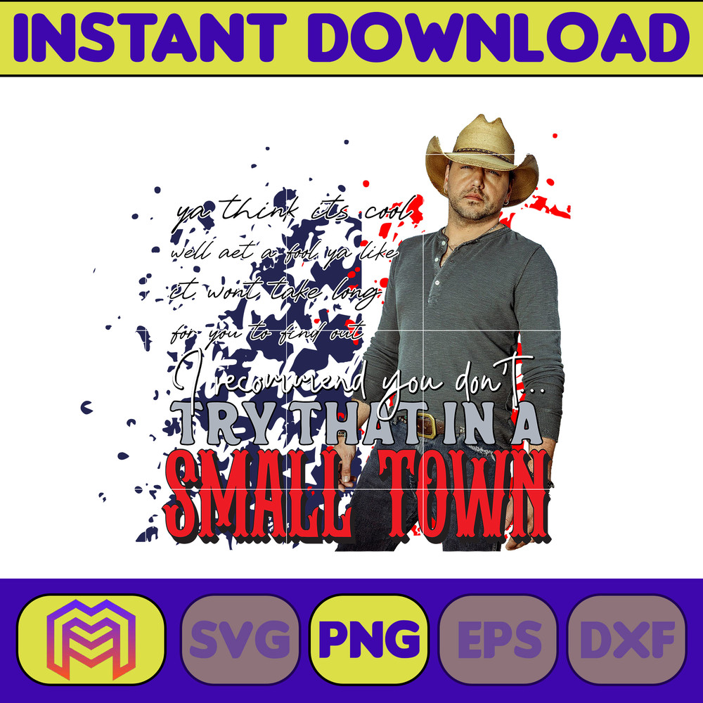 Try That In A Small Town Png, Cow Skull Small Town Png, Retro Country Shirt Png, Country Music, American Flag, Instant Download (27).jpg
