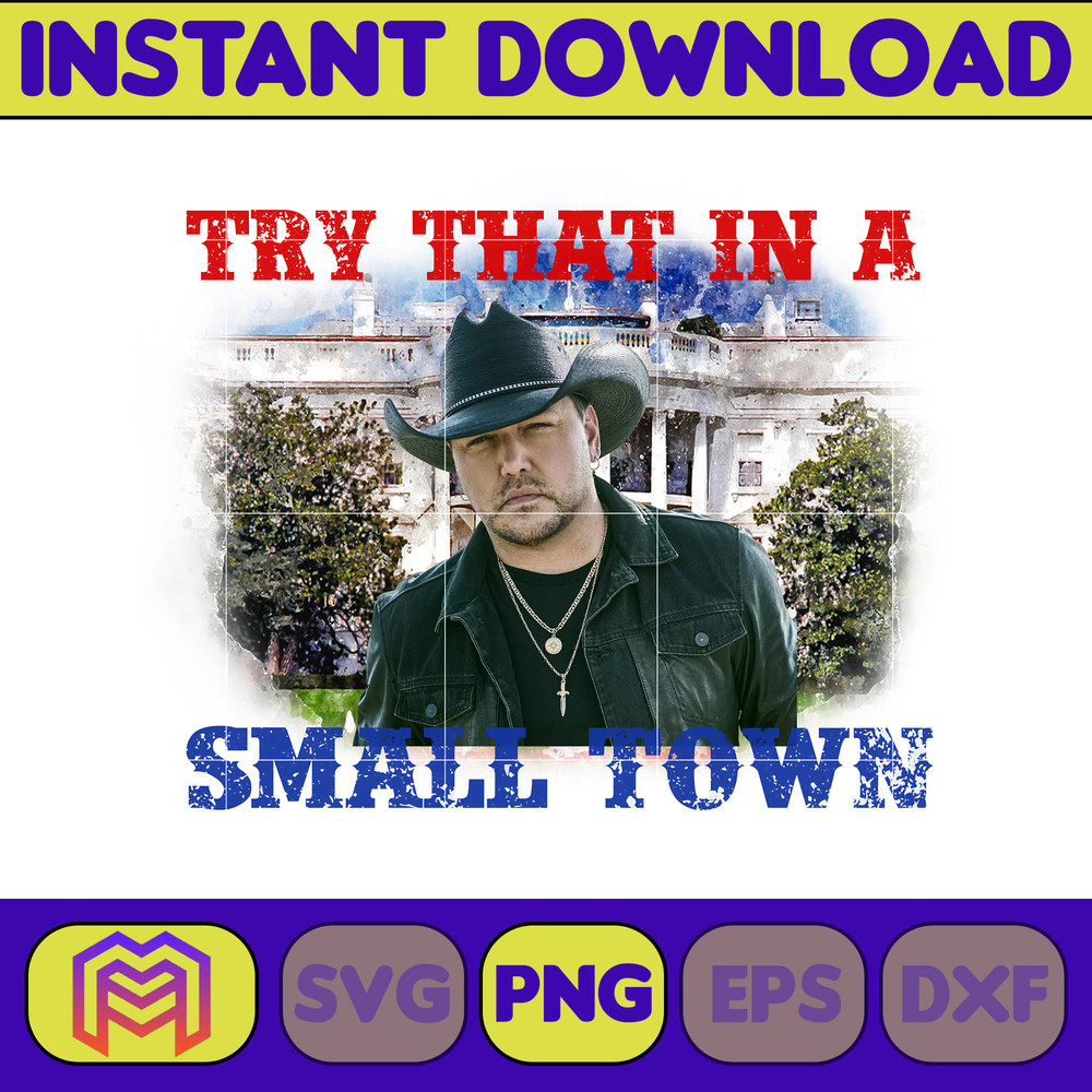 Try That In A Small Town Png, Cow Skull Small Town Png, Retro Country Shirt Png, Country Music, American Flag, Instant Download (38).jpg