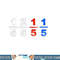One Fifth Two Fifth Red Fifth Blue Fifth Funny Math Humor png, sublimation copy.jpg