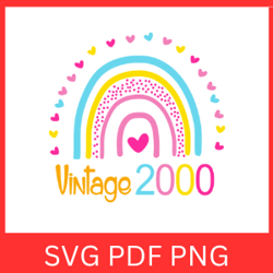Vintage 2000 Retro Svg | VINTAGE 2000 SVG DESIGN | Vintage 2000 Sublimation Designs | Printable Art | Digital Download