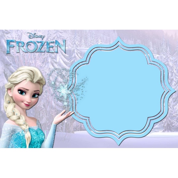 Frozen First Frame Frames & Templates Frozen Png, Frozen Clipart, Disney prince - Inspire ...