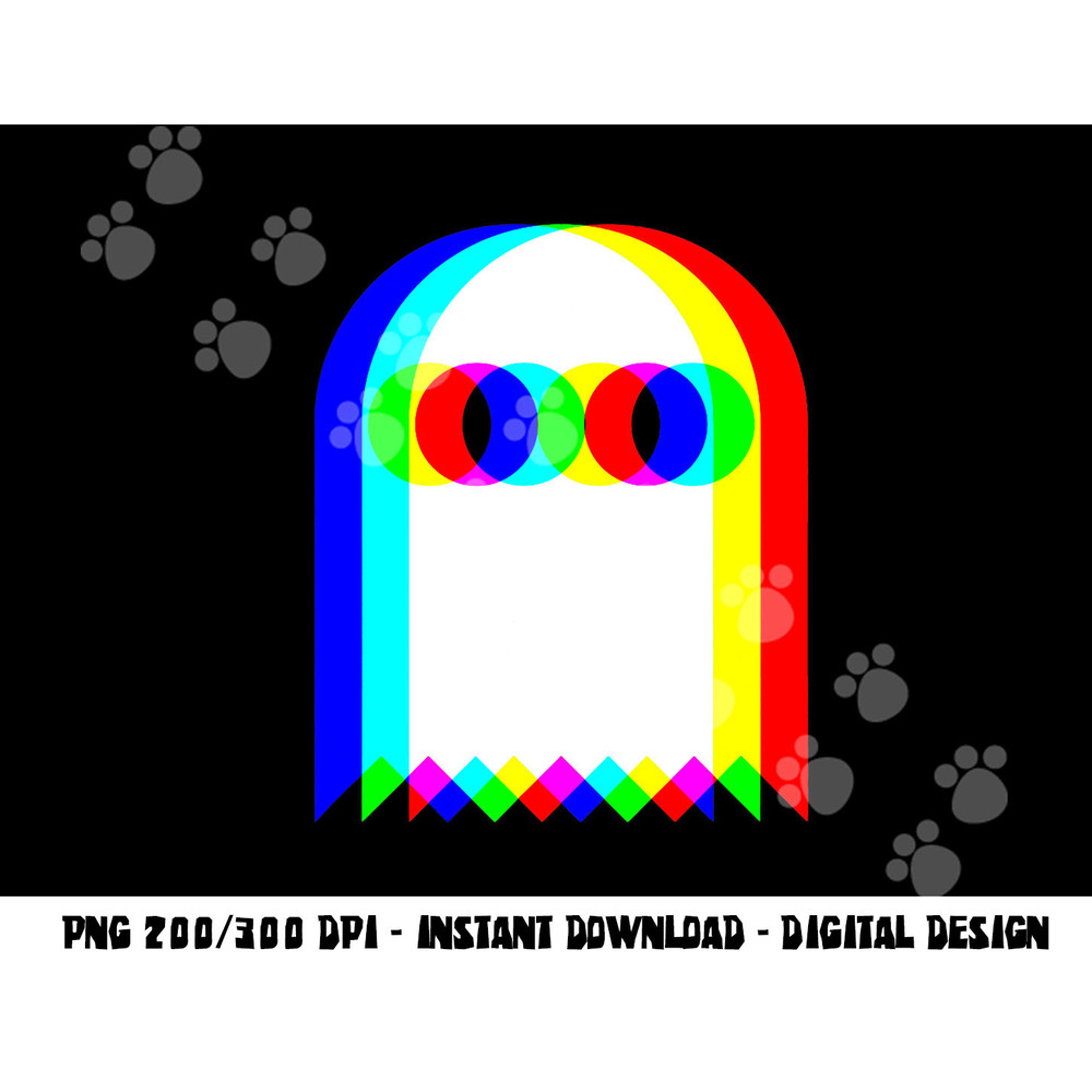 Ghost Trippy Vaporwave Halloween Techno Rave EDM Music Party png, sublimation copy.jpg