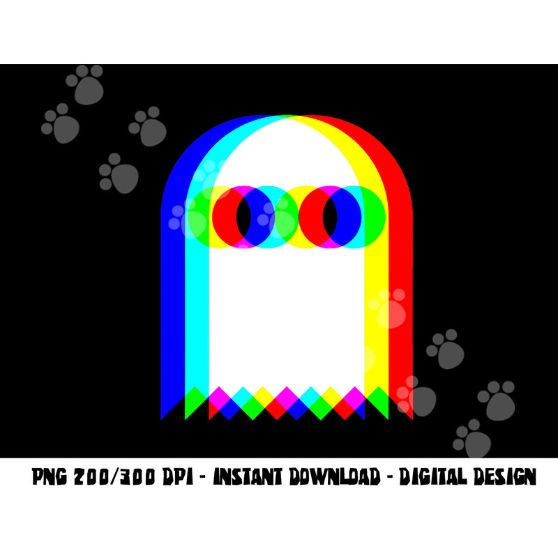 Ghost Trippy Vaporwave Halloween Techno Rave EDM Music Party png, sublimation copy.jpg