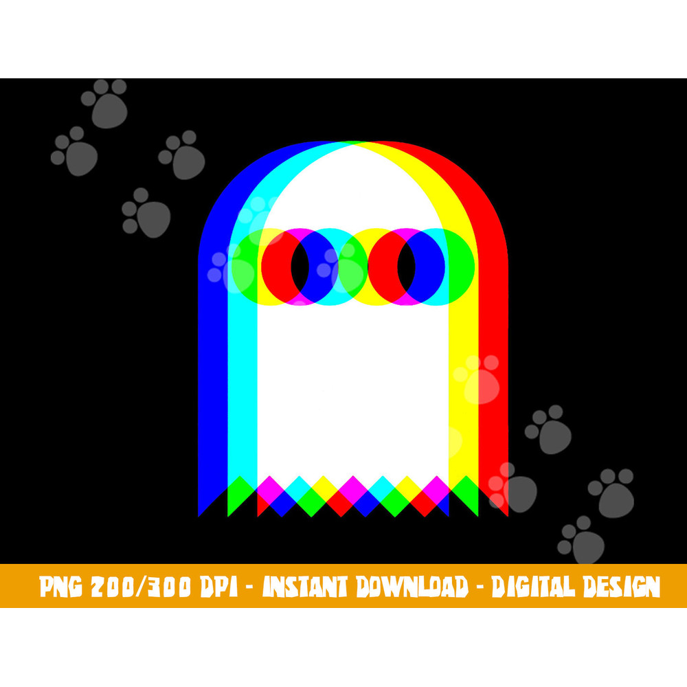 Ghost Trippy Vaporwave Halloween Techno Rave EDM Music Party png, sublimation copy.jpg