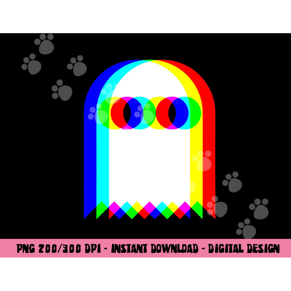 Ghost Trippy Vaporwave Halloween Techno Rave EDM Music Party png, sublimation copy.jpg