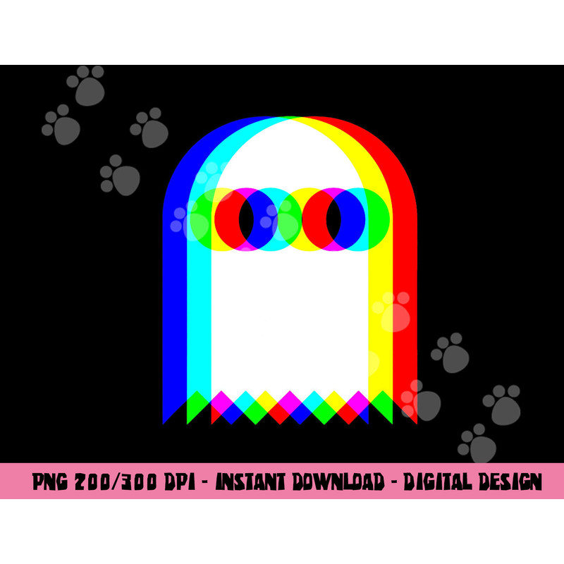 Ghost Trippy Vaporwave Halloween Techno Rave EDM Music Party png, sublimation copy.jpg