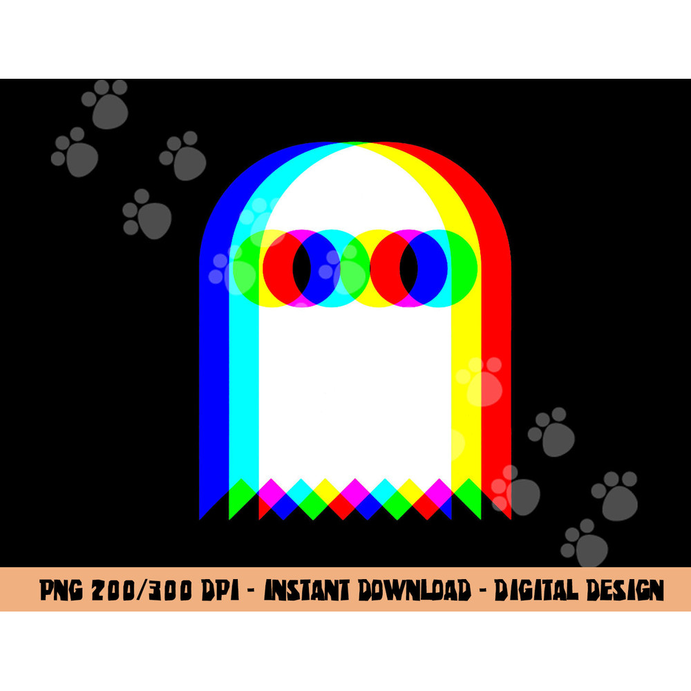 Ghost Trippy Vaporwave Halloween Techno Rave EDM Music Party png, sublimation copy.jpg