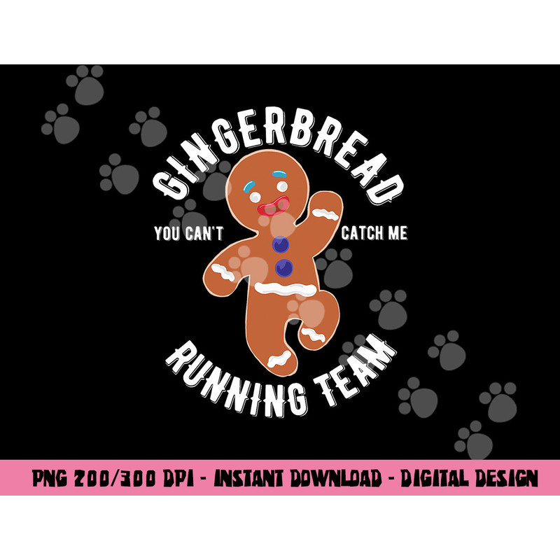 Gingerbread Running Team funny Gingerbread Christmas png, sublimation copy.jpg