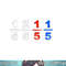 One Fifth Two Fifth Red Fifth Blue Fifth Funny Math Humor png, sublimation.jpg