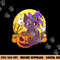 Girls Halloween Shirt Cute Cat Pumpkin Witch Hat Costume png, sublimation copy.jpg