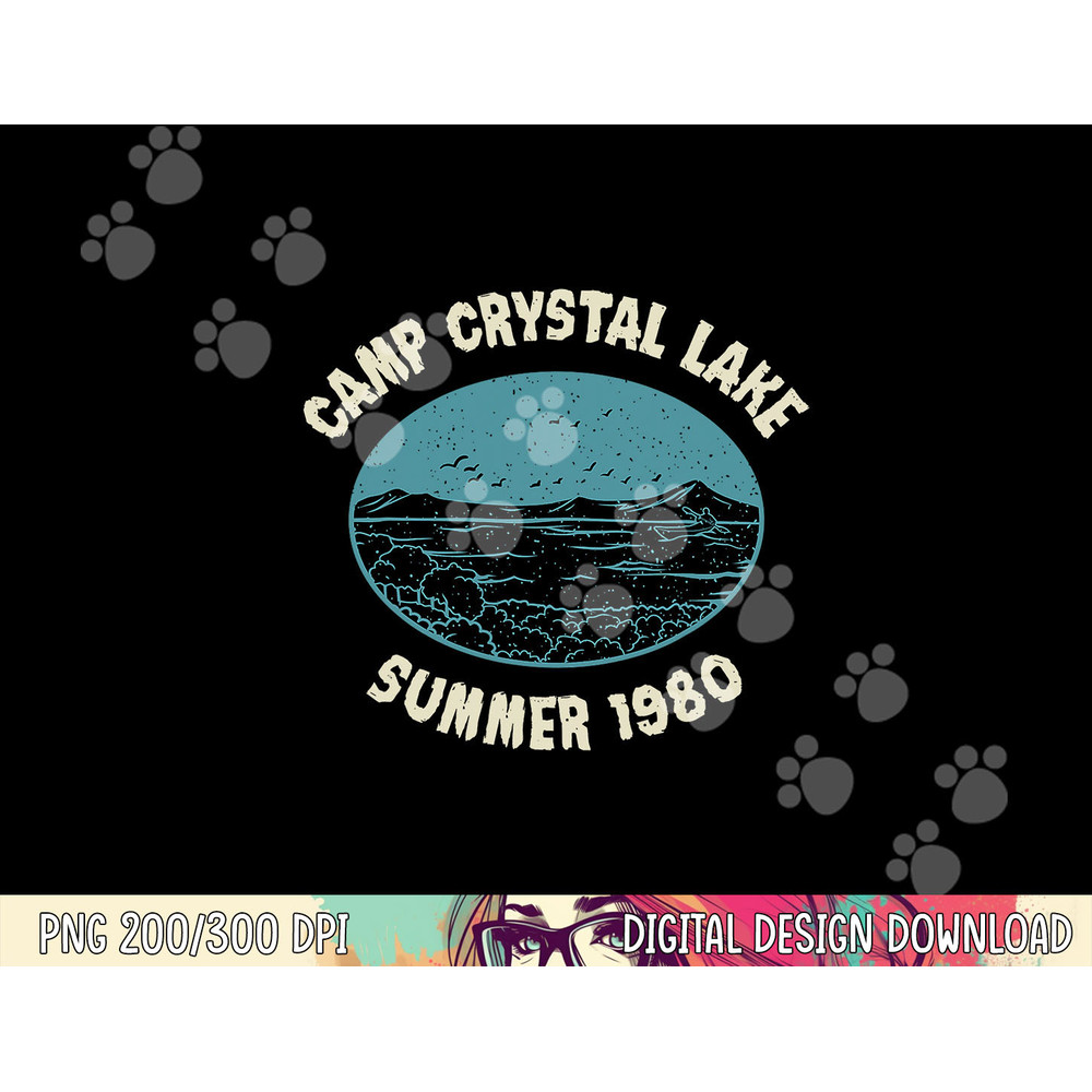 Camp Crystal Lake Summer 1980 - Horror Movie Halloween Gift png,sublimation copy.jpg