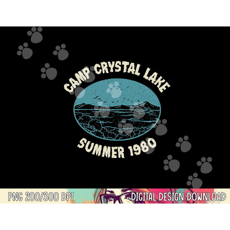 Camp Crystal Lake Summer 1980 - Horror Movie Halloween Gift png,sublimation copy.jpg
