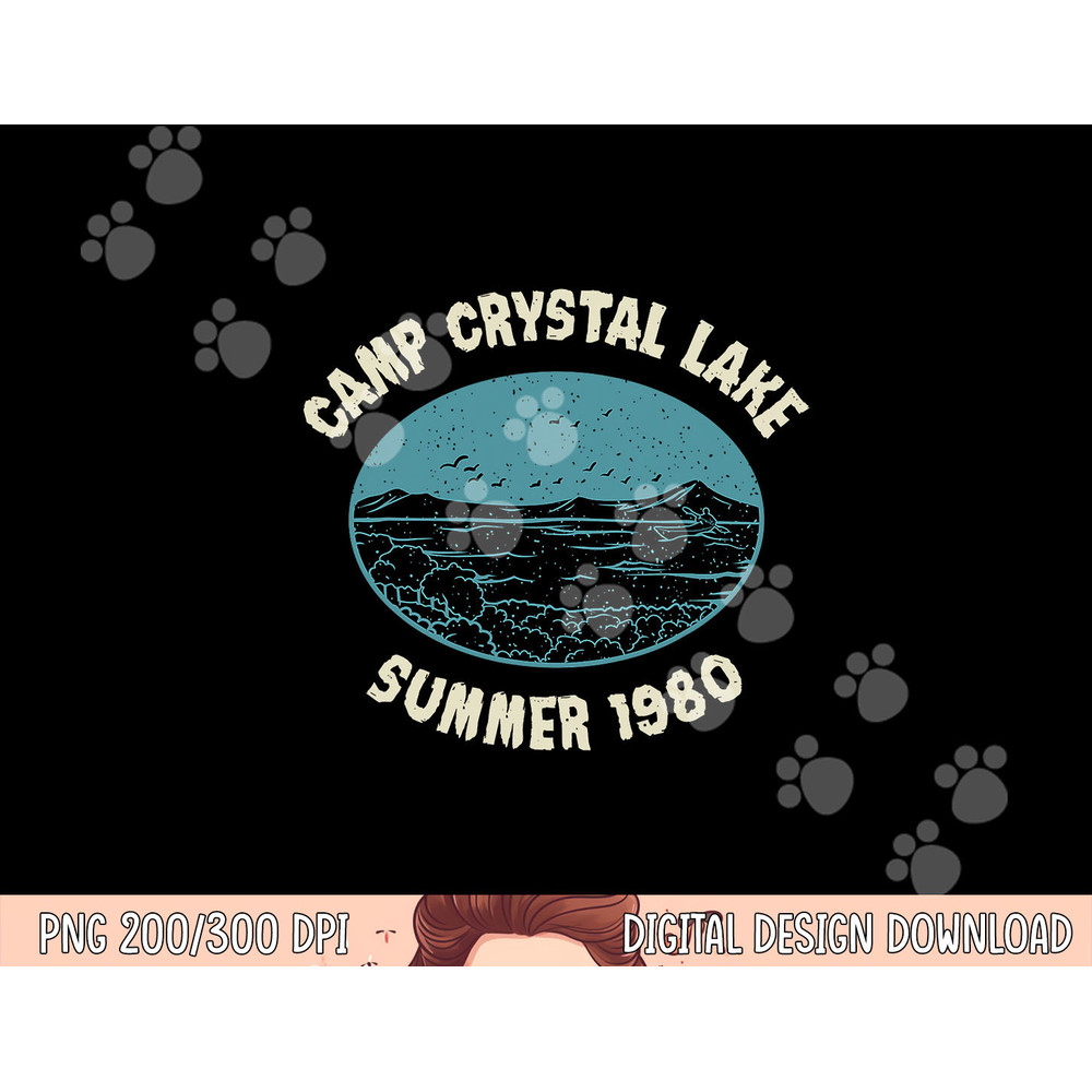 Camp Crystal Lake Summer 1980 - Horror Movie Halloween Gift png,sublimation copy.jpg