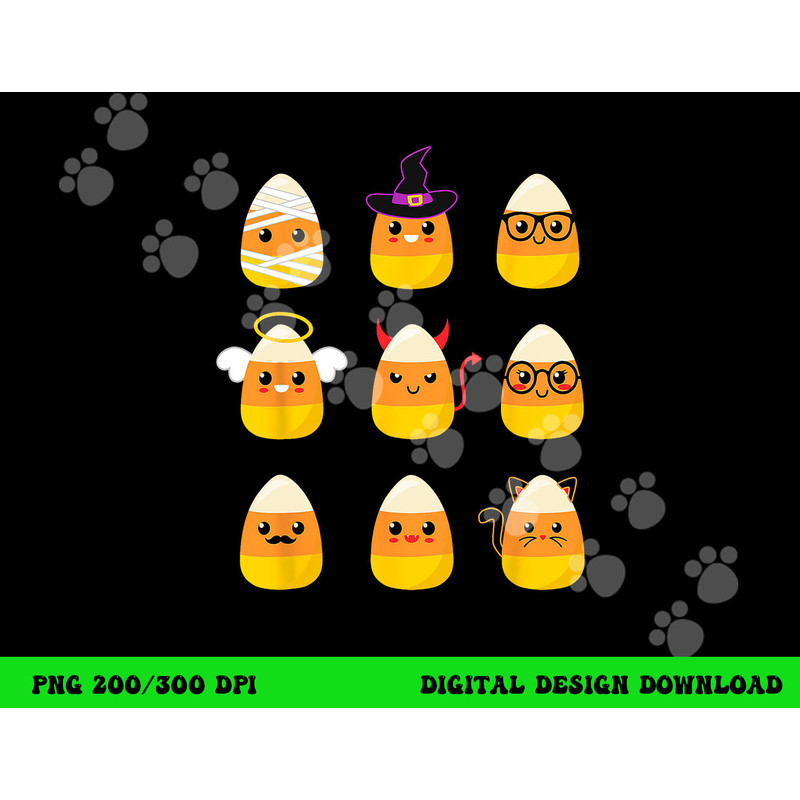 Candy Corn Costume Characters - Cute Halloween Kids png,sublimation copy.jpg