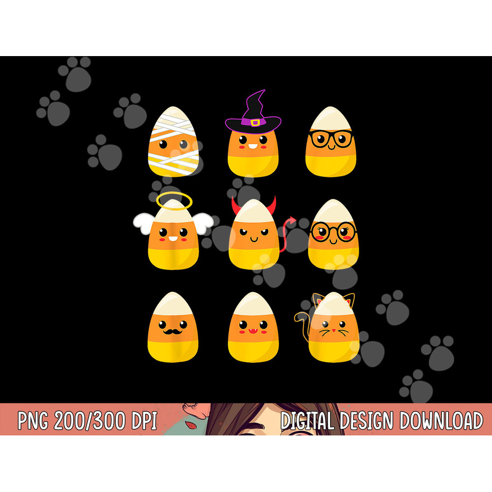 Candy Corn Costume Characters - Cute Halloween Kids png,sublimation copy.jpg
