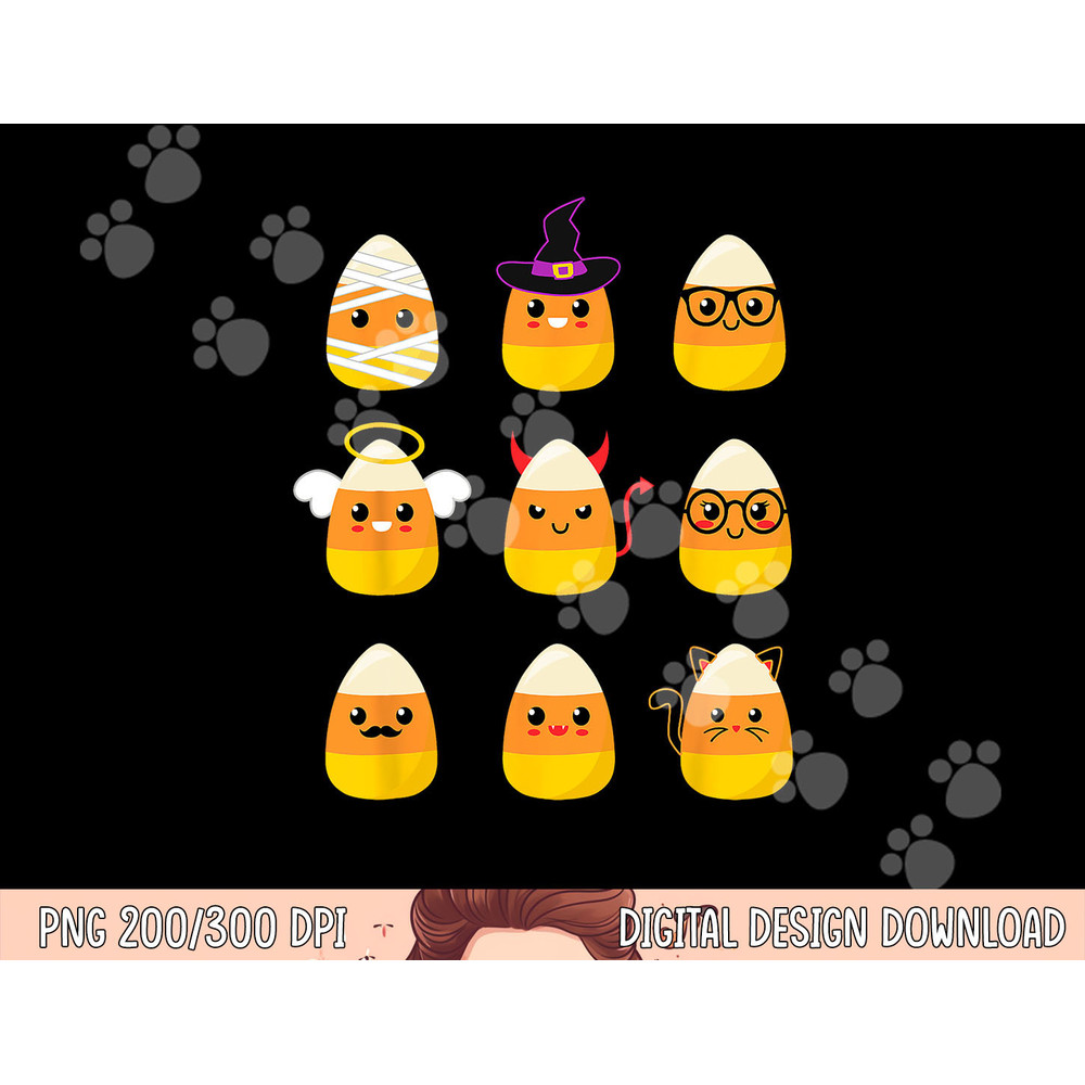 Candy Corn Costume Characters - Cute Halloween Kids png,sublimation copy.jpg
