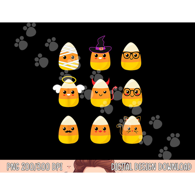 Candy Corn Costume Characters - Cute Halloween Kids png,sublimation copy.jpg