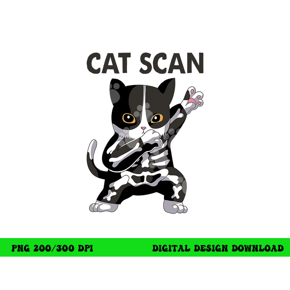 Cat Scan CT Scan Funny Cat X-Ray Pun Meme Rad Tech png,sublimation copy.jpg