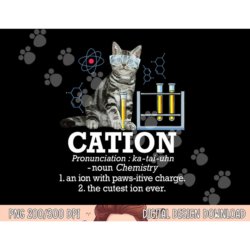 Cation - Funny Chemistry Humor Science Teacher Cat Pun png, sublimation copy.jpg