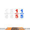One Fifth Two Fifth Red Fifth Blue Fifth Funny Math Humor png, sublimation copy.jpg