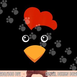 chicken face costume cute easy animal halloween gift png,sublimation copy