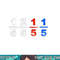 One Fifth Two Fifth Red Fifth Blue Fifth Funny Math Humor png, sublimation copy.jpg