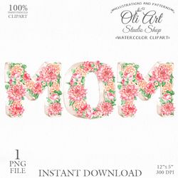 Mother's day. Mom. Png File, Mum Images. Mum Graphics. Cute Mum PNG. Mum Digital Download. OliArtStudioShop