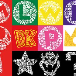 super mario svg, mario bros svg, super luigi svg, cut files for cricut, png