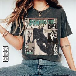 dominic fike comic shirt, 90s vintage merch book art don't forget about me, demos album world tour ticket 2023 graphic t