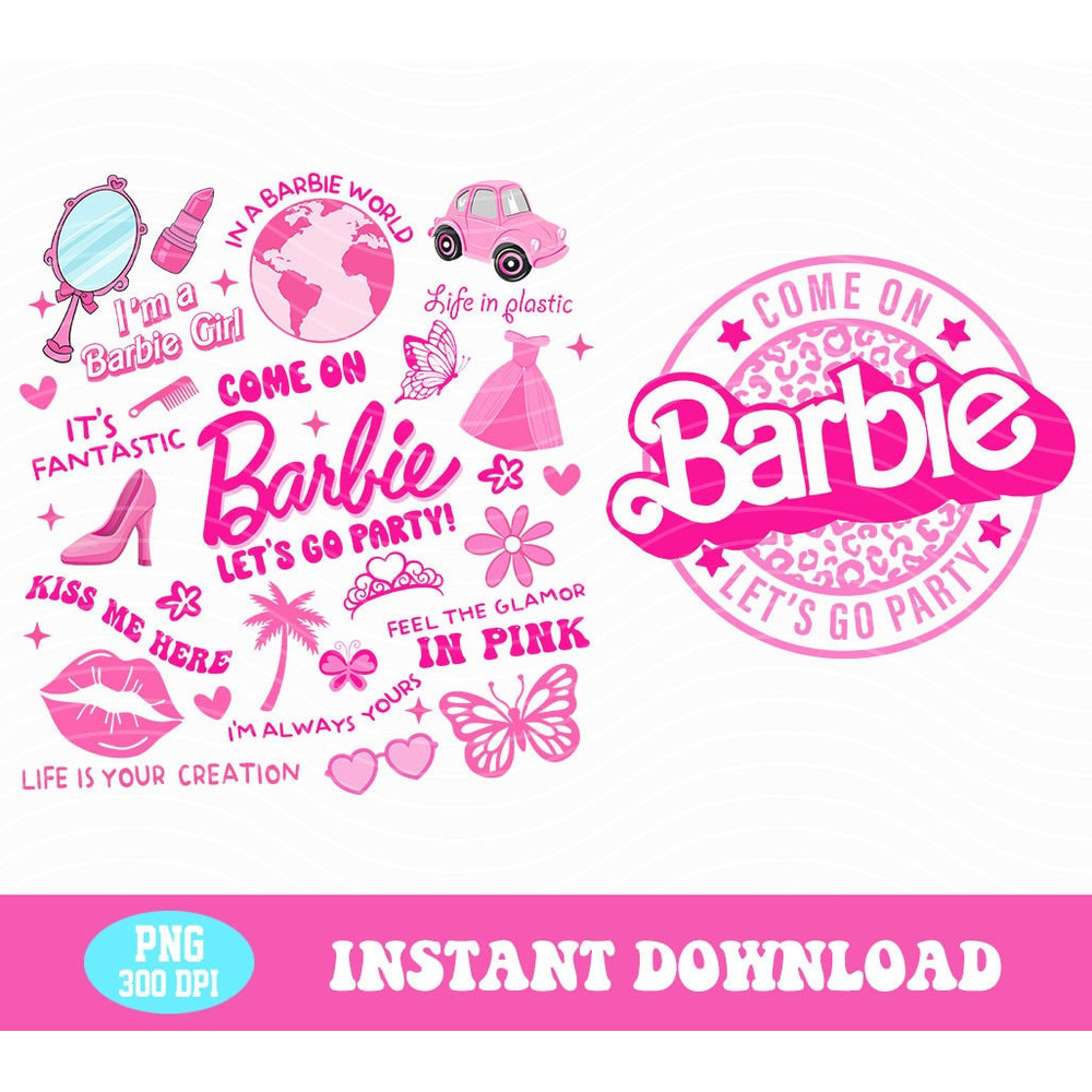 Barbi PNG, I'm A Barbi Girl Png Svg, Barbi World PNG, Barbi Song Png File Instant Download, Trendy Png, Back And Pocket Png Shirt - 3.jpg