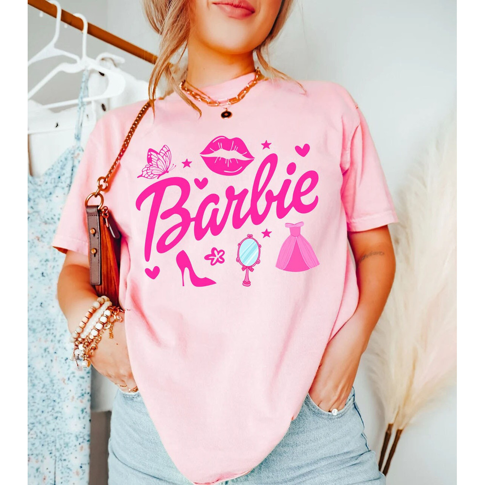 Barbi Shirt PNG Bundle I'm A Barbi Girl Png, Pink World PNG Instant Download Barbi Doll Sublimation Design Pink Retro Barbi Font Bundle Png - 3.jpg