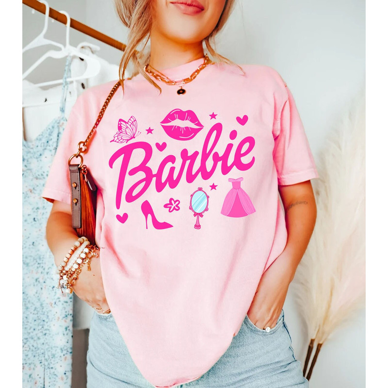 Barbi Shirt PNG Bundle I'm A Barbi Girl Png, Pink World PNG Instant Download Barbi Doll Sublimation Design Pink Retro Barbi Font Bundle Png - 3.jpg