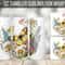 Butterfly And Flowers 20 oz Skinny Tumbler Sublimation Design Instant Digital Download PNG Butterfly 20 Oz Tumbler Wrap PNG Set Of 8 Designs - 3.jpg