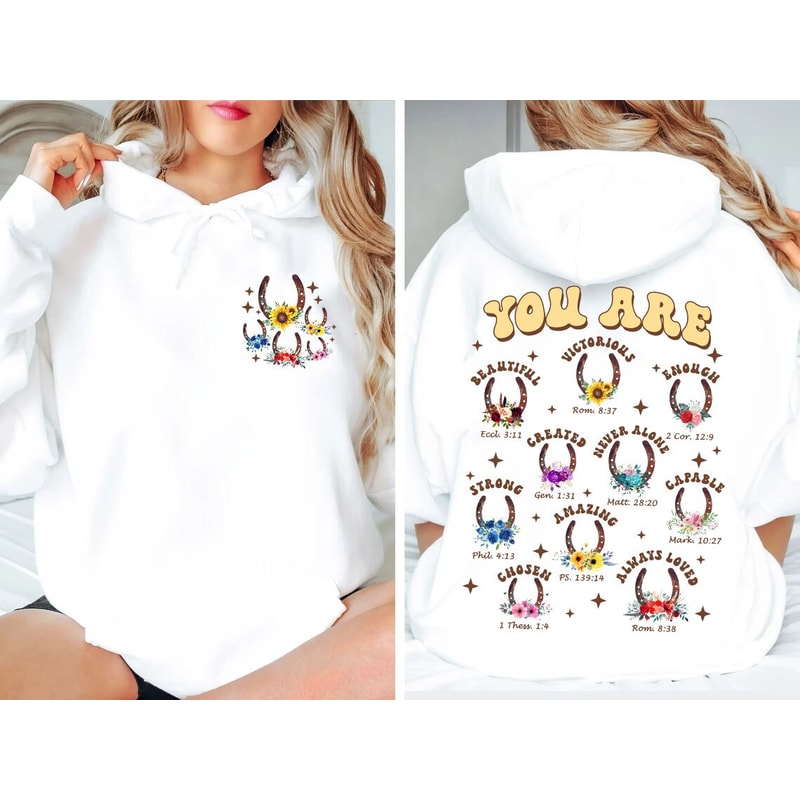 Christian Sublimation Design You Are Bible Verse PNG, Inspirational Religious Design, Motivation png Horseshoe Country Shirt Western Shirt - 3.jpg