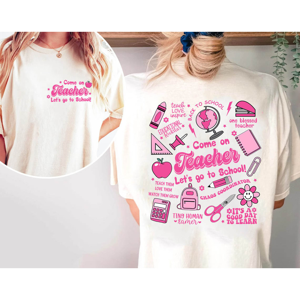 In My Era PNG, Barb Svg Png, Barb girl, Come On Lets Go Party, Pink Doll Shirt, Doll PNG Retro Pink Wavy Png Shirt - 1.jpg