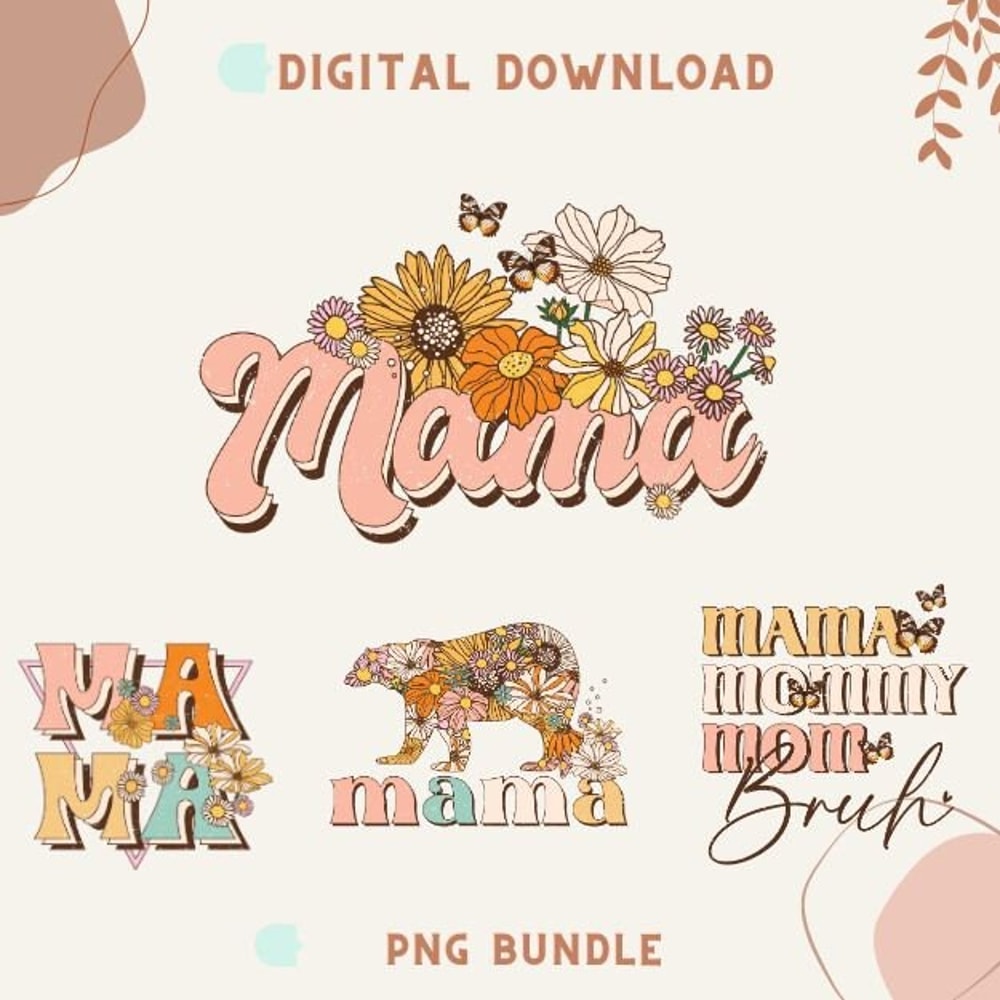 Retro Mama PNG Bundle, Retro Mom Png, Mom Life Png, Mom Png, Mother's Day Png, Blessed Mama, Bear Mama, Boy Girl Mama,Mom Sublimation Design - 2.jpg